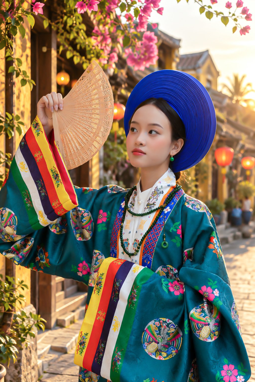 Ao Dai photographed in the streets of Hoi An