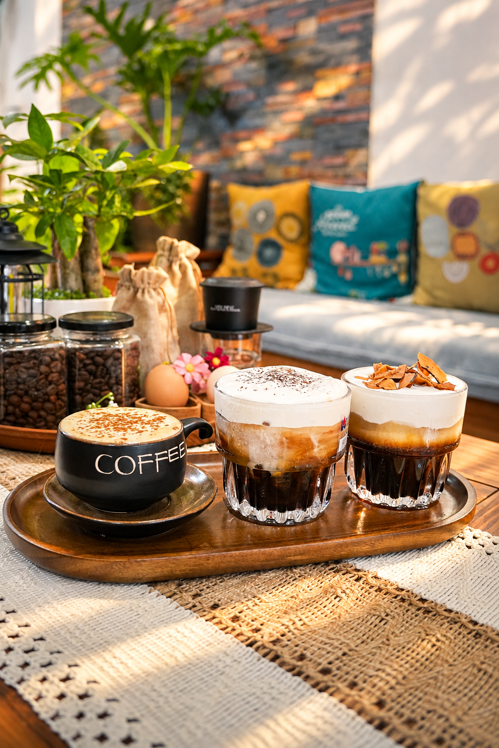 Vietnamese coffee workshop at Annie Hoi An